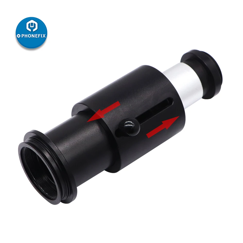 Ctv Stereo Microscópio Câmera Adaptador c Mount Vídeo Industrial Microscópio Tubo Peças 233 mm 38 mm