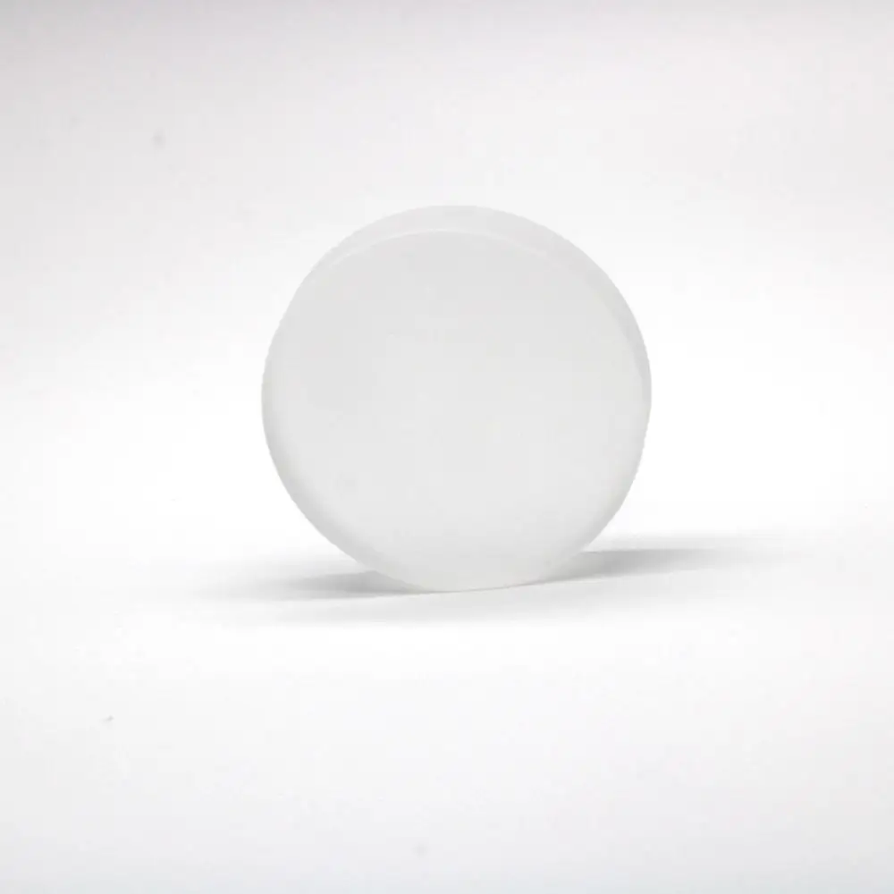 Disco de placa de cristal de cuarzo redondo de una pieza D50x6mm y 2 uds D50x8mm