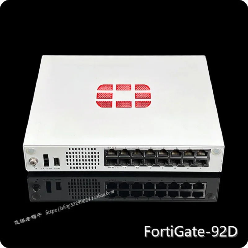 95% of the new FortiGate 92D Fortinet Fortinet firewall quad-core processor supports 80 people online FortiGate-92D FG-92D