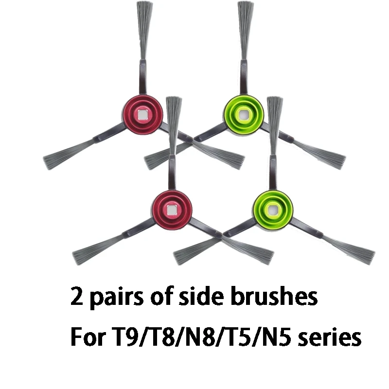 Escova lateral acessórios para ecovacs deebot t8 t9 t9 aivi x1 t5max aspirador de pó robótico lavável escova peças reposição substituição