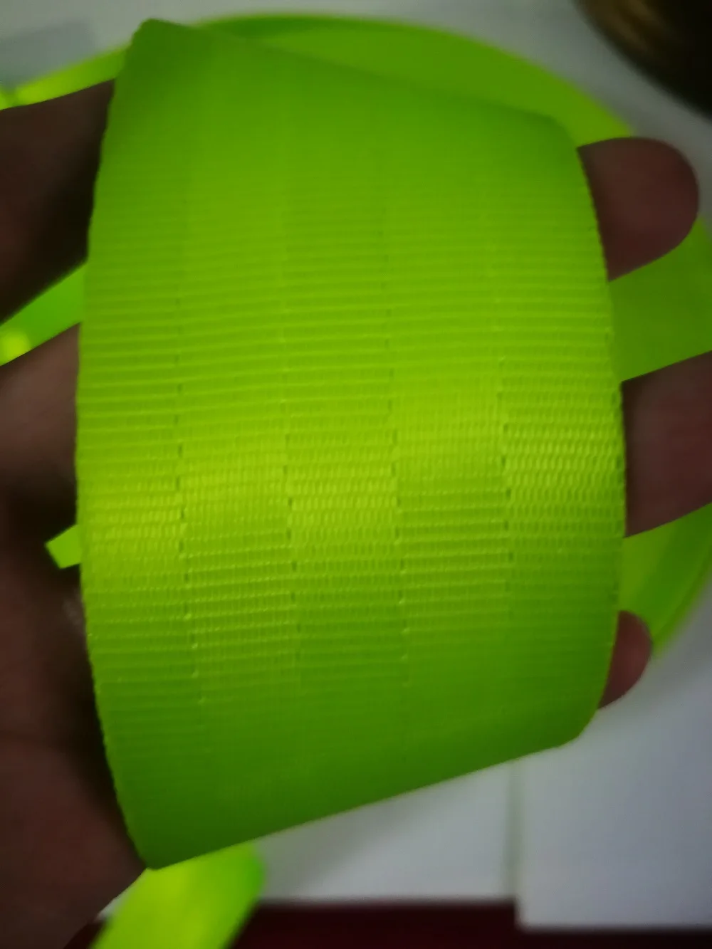 Fluorescent green Car Seat Belt Webbing 3-30Meters Universal Car Personalized Modification Seat Belt Webbing Car Accessories