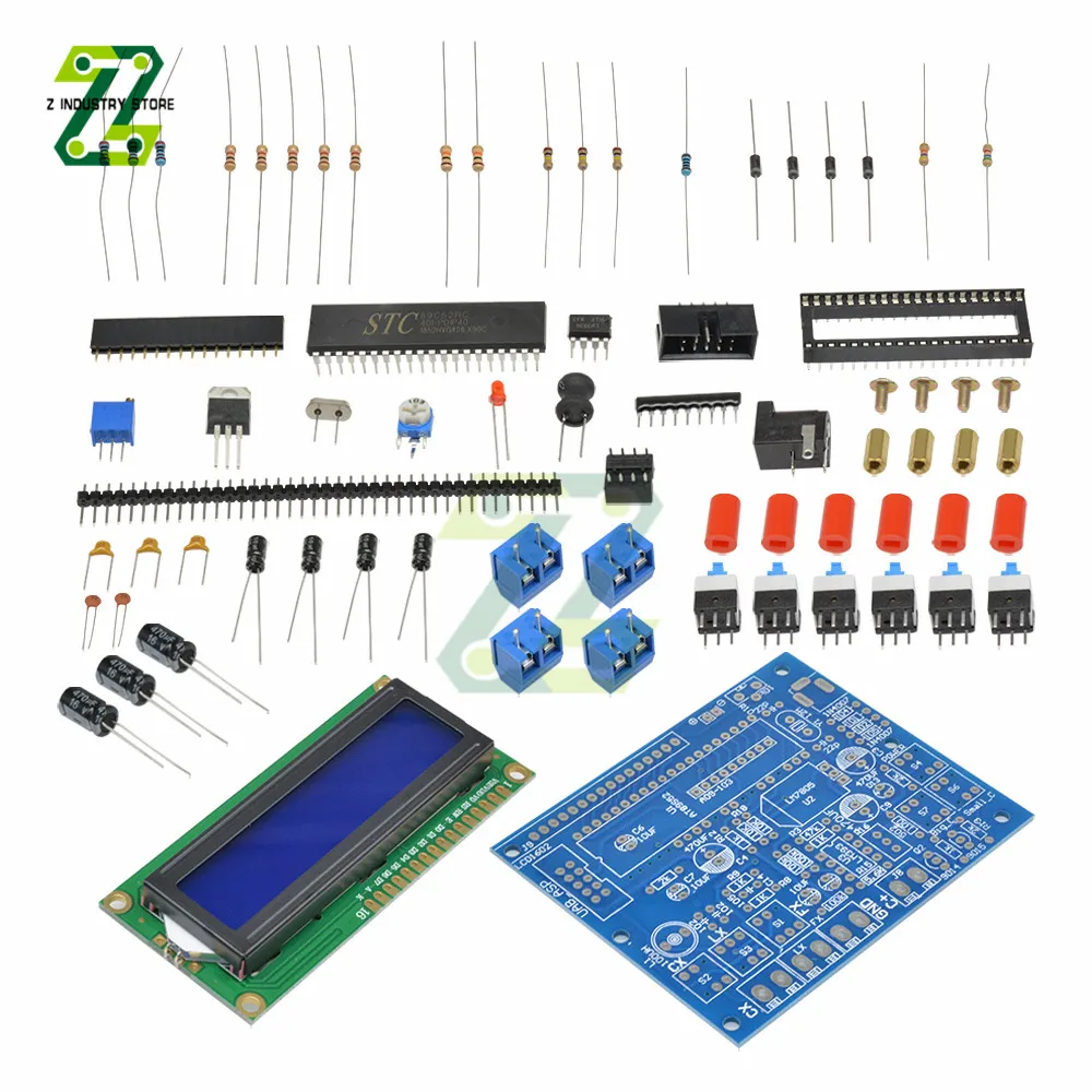 Miernik indukcyjności pojemności częstotliwości LCD cyfrowy Secohmmeter CF induktor kondensator Tester miernik częstotliwości DIY Kit