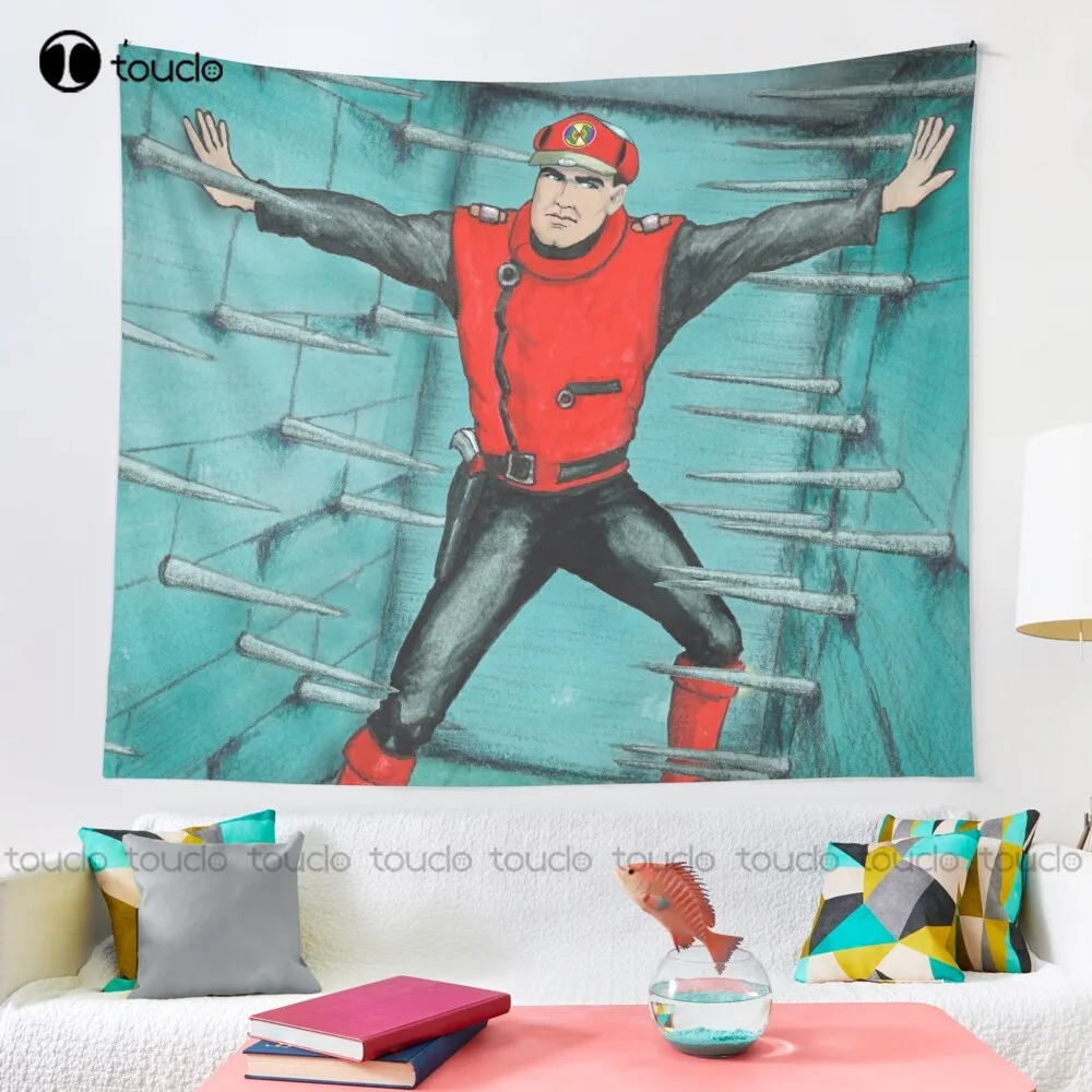 My Version Of One Of The Pieces Of Art From The Captain Scarlet Credits. Tapestry Long Tapestry Custom Decoration Wall Hanging