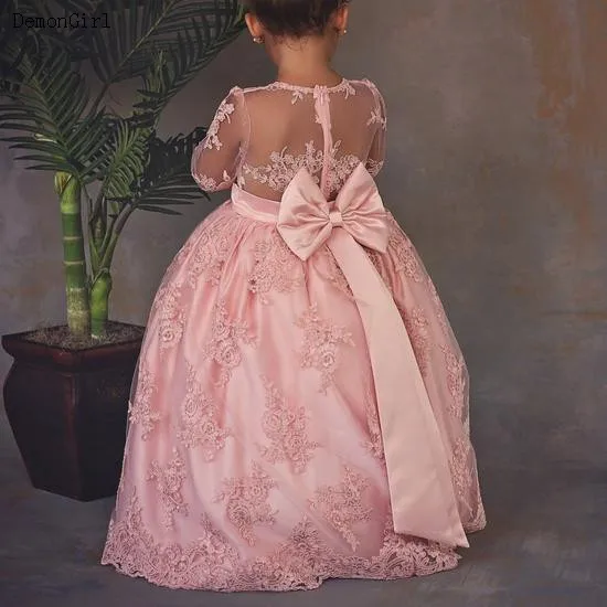 Vestido de princesa infantil para festas, vestido para baile de verão