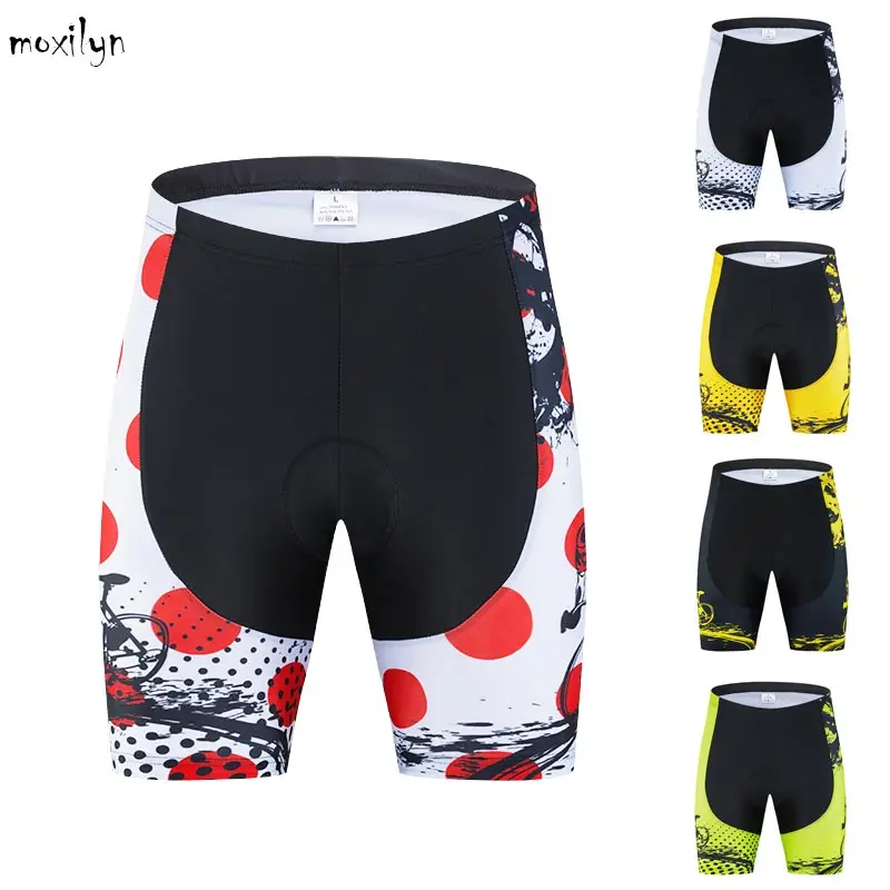 Moxilyn 9D Padded Cycling Shorts Men Women Downhill MTB Bicycle Shorts Road Tight Bike Shorts ciclismo hombre Riding Bike Shorts