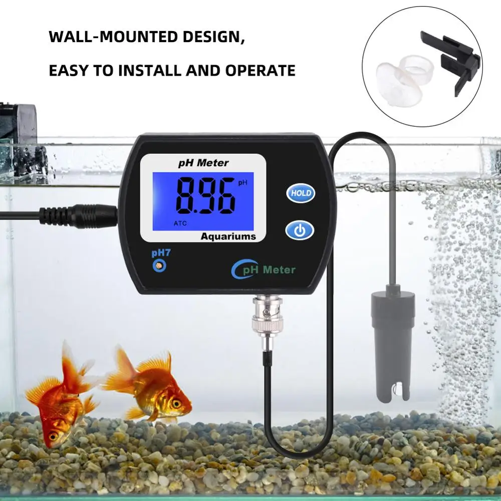 Portable ph-990 PH Meter Digital Water Quality Analyzer with Backlight Pen-Type Meter Tester