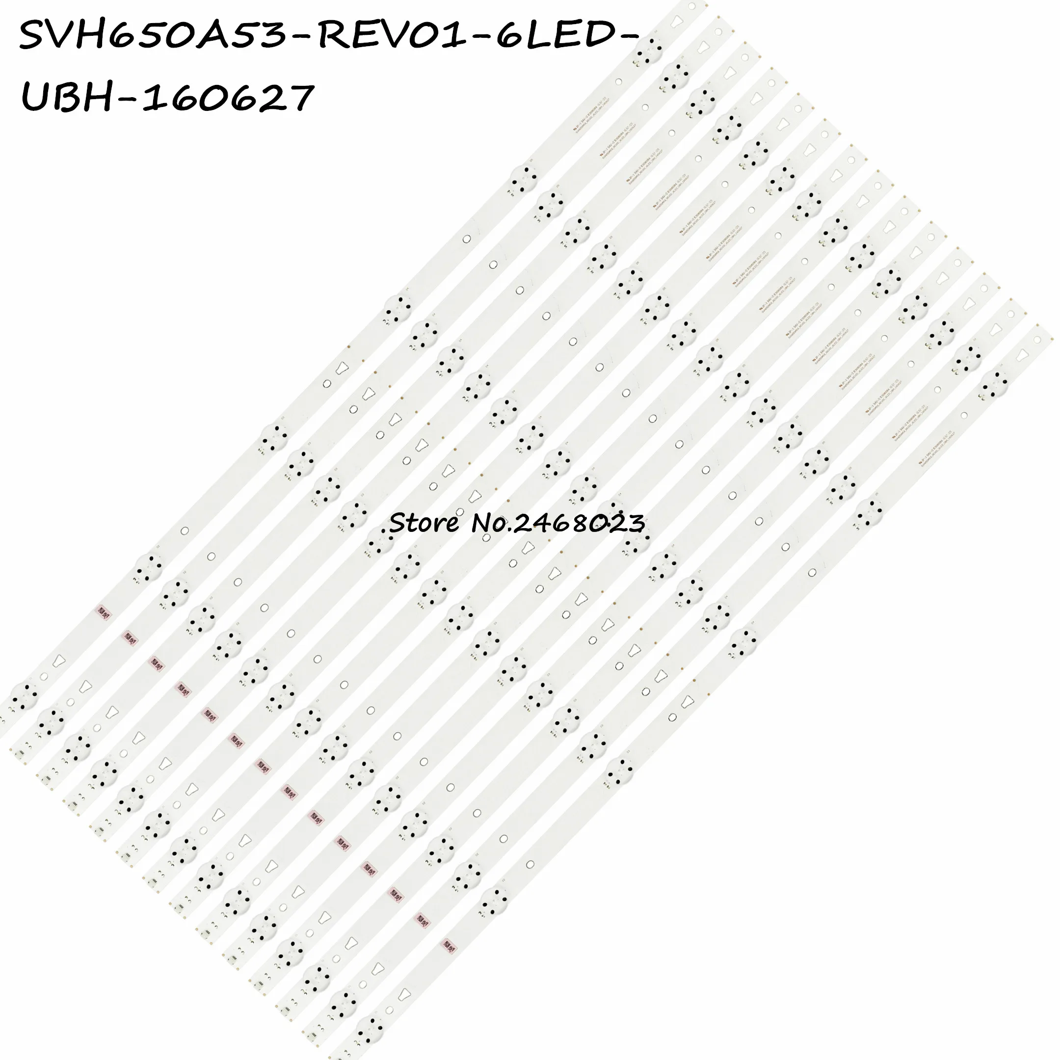 Rétro-Éclairage LED Pour 65H6D 65H8050D H65N5 H65N5300UK LED65M5000U HD650K3U51-TA LC-65LBU591U SVH650A58 SVH650A53-REV01-6LED-UBH