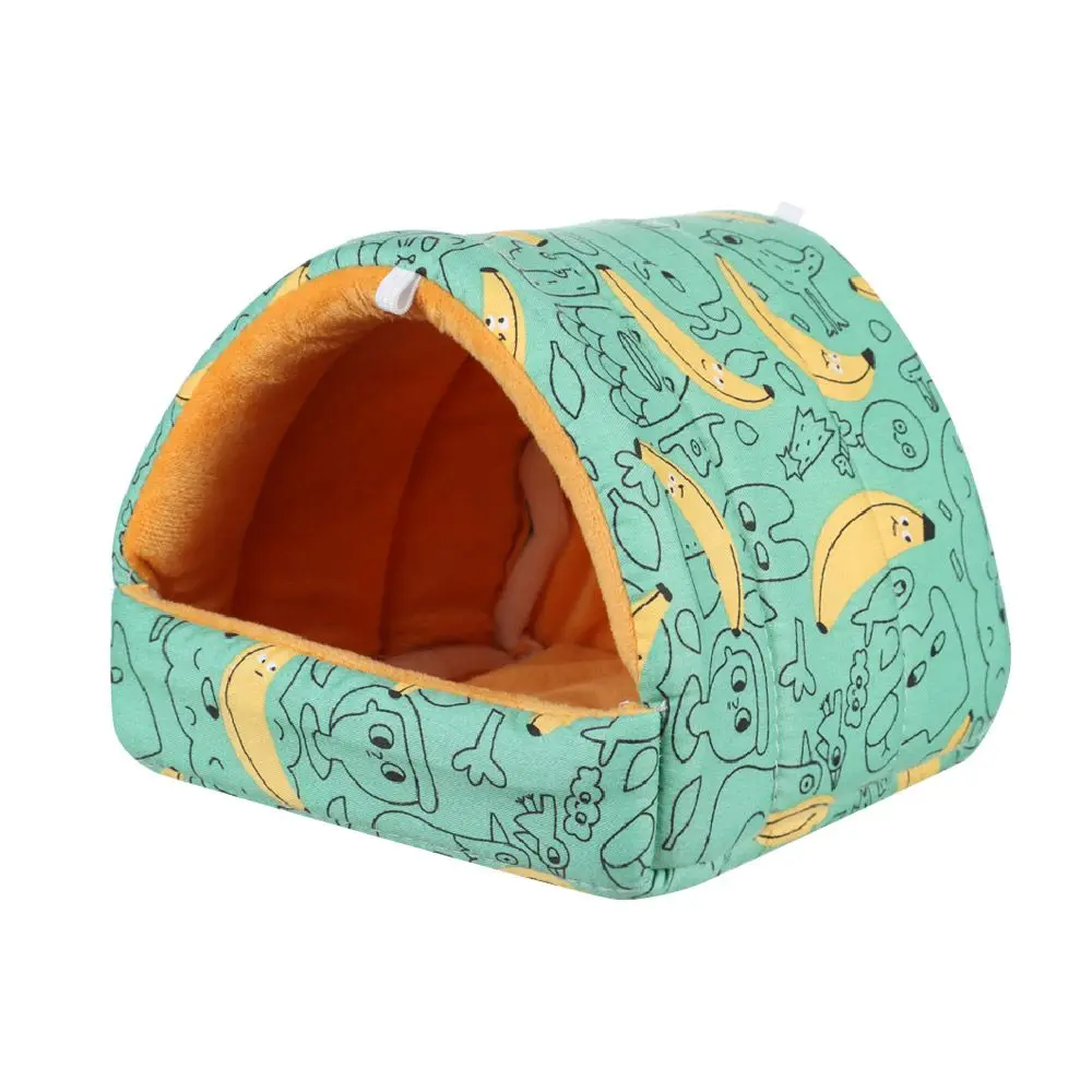 Colorful Mini Cage Winter Comfortable Small Animal Sleeping Bed Warm Mat Guinea Pig Nest Hamster House