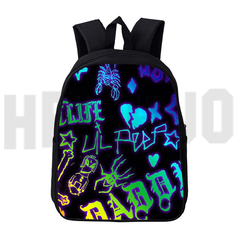 3D Lil Peep Print Backpack Men Women Harajuku Travelbags Kids Cute Gift Teens Laptop Schoolbag for Boys Girls Popular Lover Bag