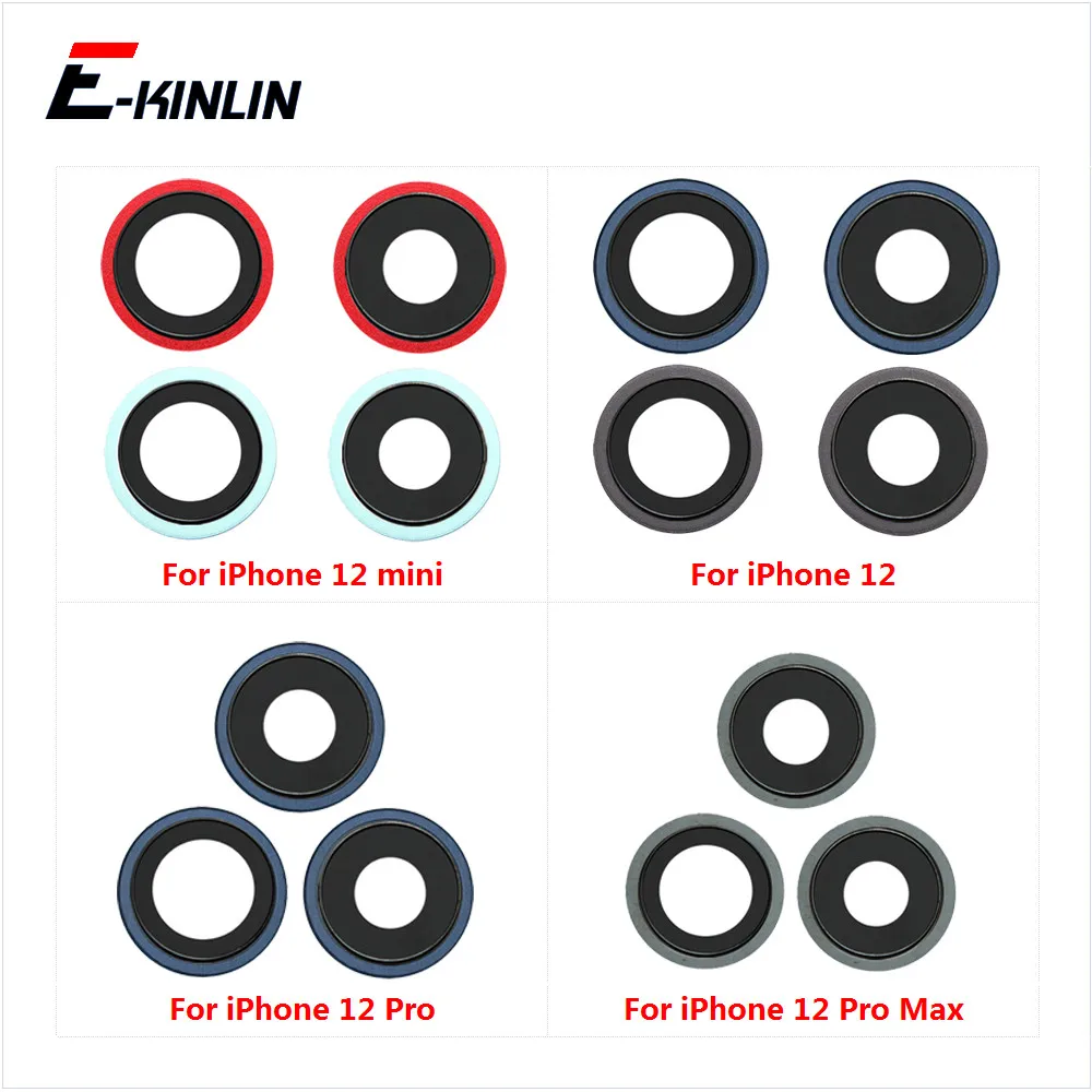 Rear Back Camera Lens Ring Bezel Frame Clip Cover Holder For iPhone 12 mini 12 Pro Max Replacement Parts