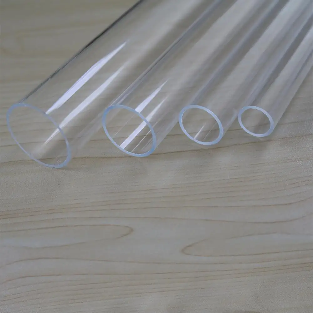 20/25/32/40mm Acrylic Pipe High Transparent Organic Glass Tube Length 48~50cm Fish Tank Aquarium Garden irrigation Pipe Fittings