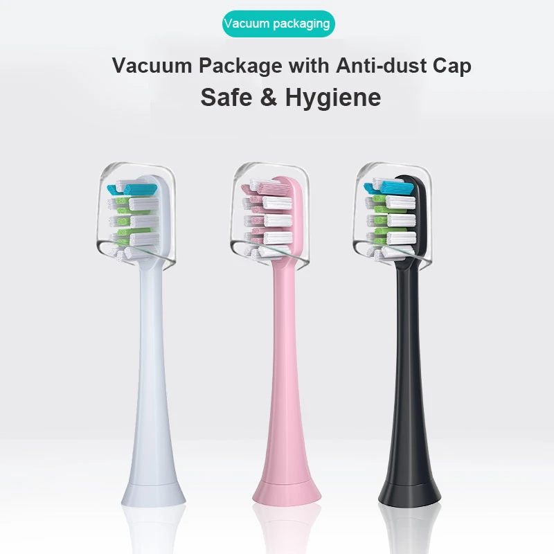 100Pcs Testa Spazzolino Da Denti Per Xiaomi Soocas X3 Soocare Spazzolino Da Denti Elettrico FDA Certificato di Spazzola I Denti Testa Dropshipping All'ingrosso