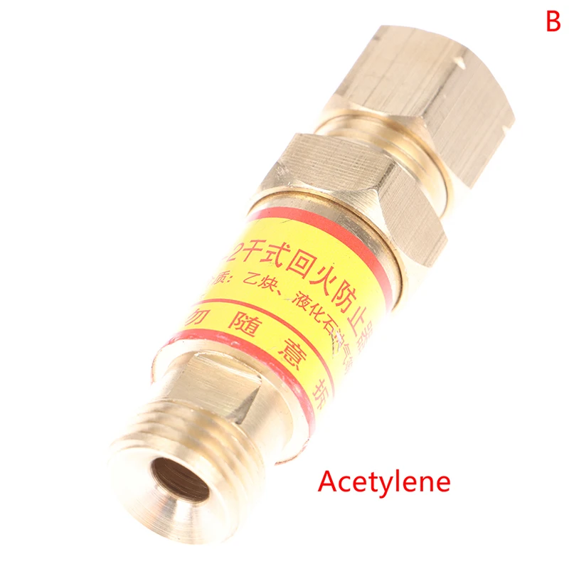 1PCS Oxygen/Acetylene Check Valve Flashback Arrestor Welding/Cutting Torch Flame Buster Gas Cutting Tool Gas Welding Accessories