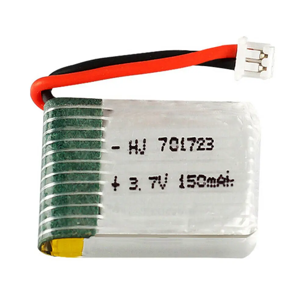 1-4Pcs 3.7V 180mAh 25C High Rate 701723 Lipo Rechargeable Battery For Helicopter RC Toy