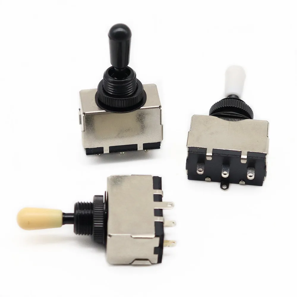 3 Way Guitar Switch Black Guitar Pickup Selector Toggle Switch for SG LP EPI Style Electric Guitar