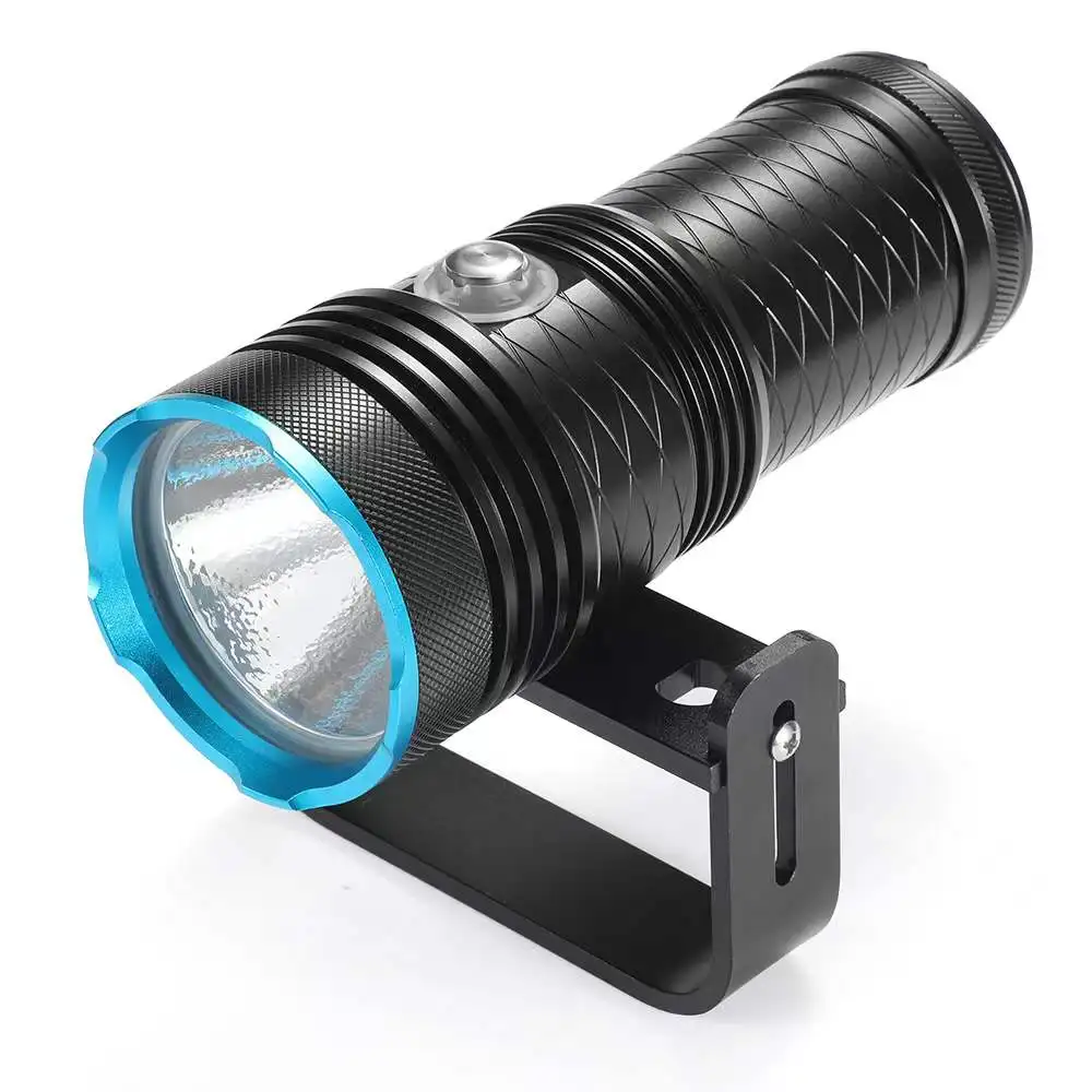 XHP70.2 LED Diving Flashlight IP68 Waterproof Super Powerful Underwater Catch Fish Searchlight Use 4*18650 battery