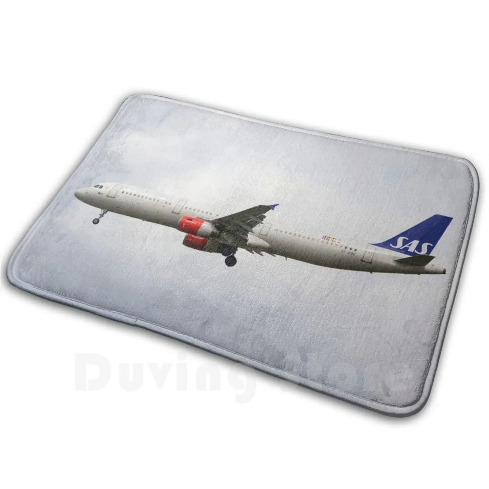 Alfombra escandinava Airbus A321, cojín suave Sas Airbus 321 232 Airbus A321 232, Airbus escandinavo A321 232