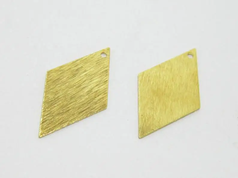 30pcs Earring Charms, Textured Brass Charms, Earring Accessories, 27x13.5x0.6mm, Brass Findings, Jewelry Making R716