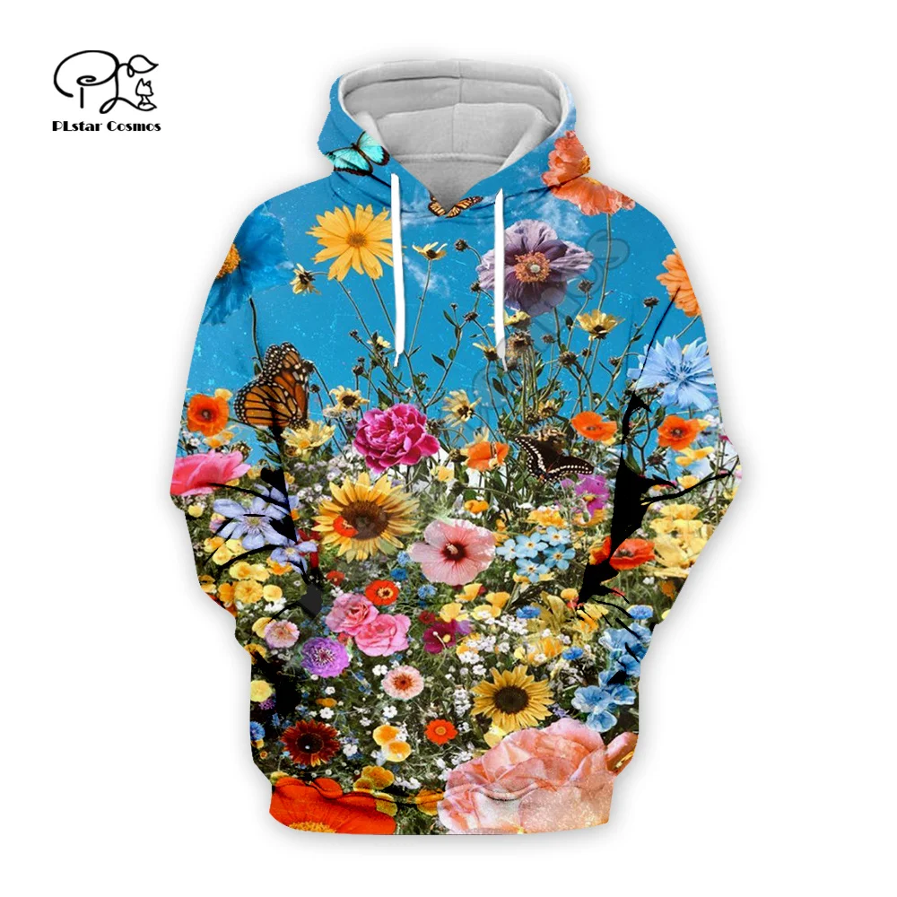 

PLstar Cosmos Blossom Flowers Rose Plant Retro Funny Tracksuit Harajuku 3DPrint Men/Women Streetwear Pullover Casual Hoodies A2