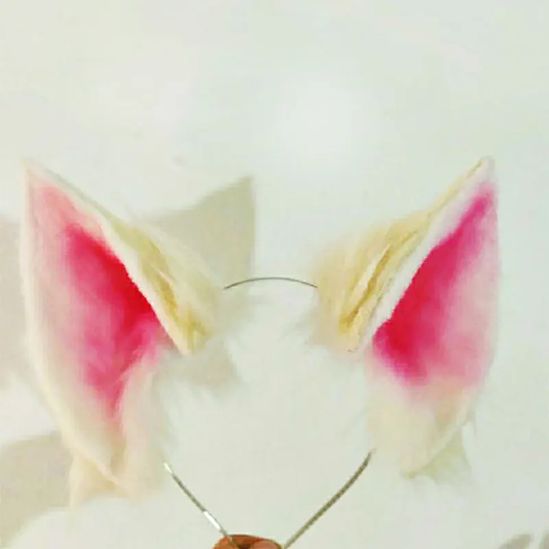 

KDA cos Ahri fox ear Handmade cosplay Ahri beast ears Accessories fox ears prop Free shipping