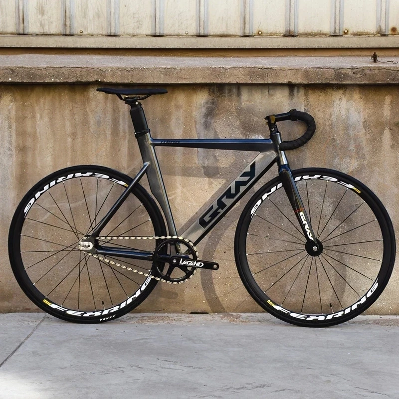 【大特価】GEORAMA ピスト・シングルスピードフレーム セット700C グレートラック自転車ピスト自転車アルミ合金フレームota 48トン