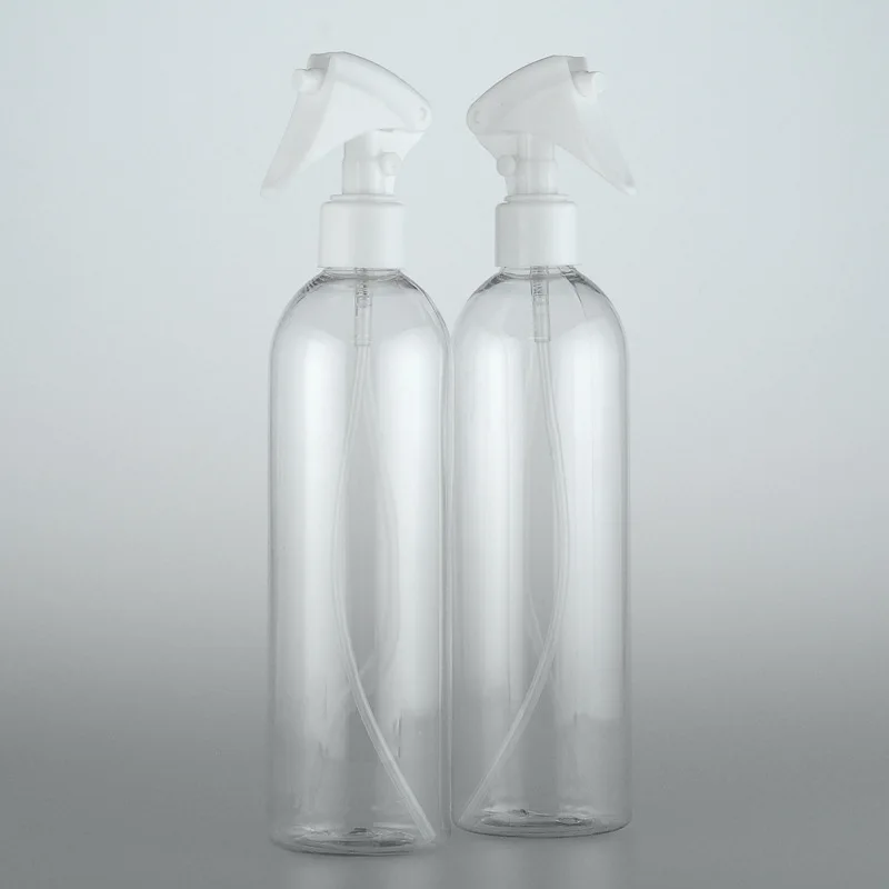 400ML X 20 White Transparent Plastic Spray Bottle Empty Sprayer Container For Hair Hydrating Plants Watering PET Bottle Atomizer