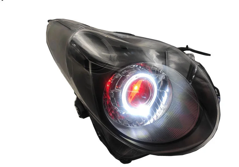 Osmrk HID LED headlight assembly angel eye daytime running light with turn signal for Suzuki Alto