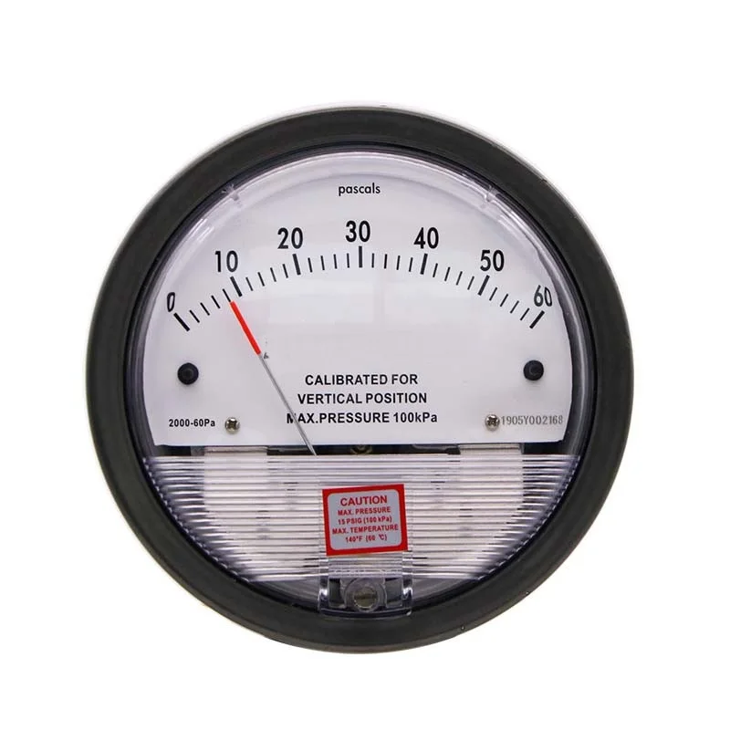 

Purified differential pressure gauge differential pressure gauge differential pressure gauge pressure gauge round pointer 0-60pa