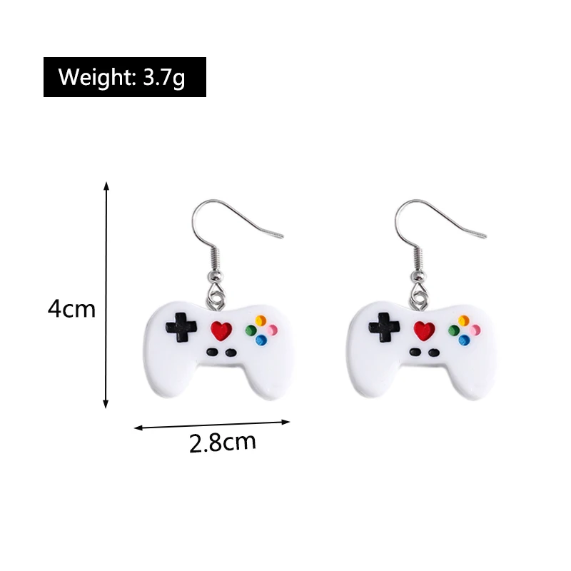 Funny Game Console Controller Earrings for Women Mini Cute Handle Dangles Earring Creative Jewelry Gift Game Girl Welfare