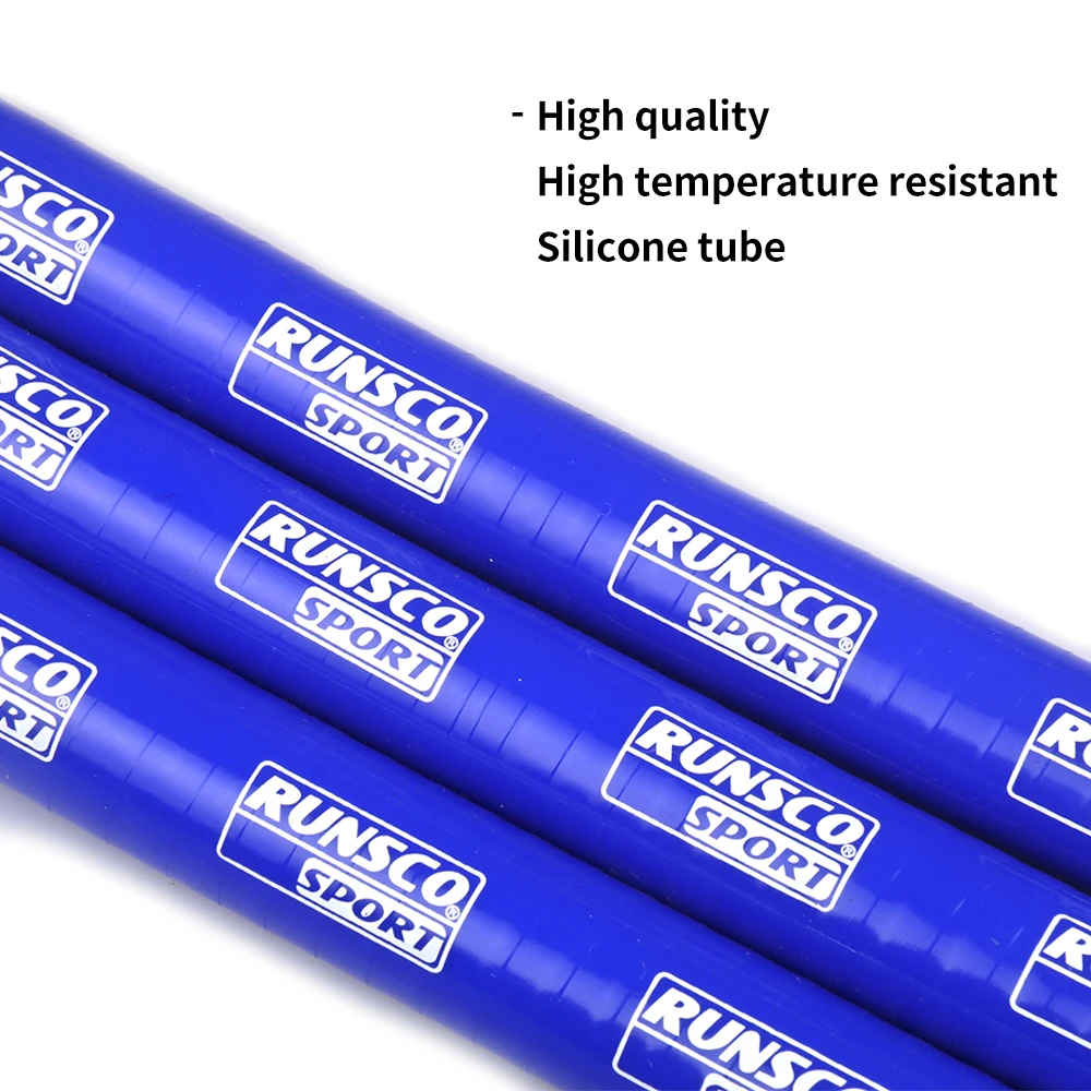 Mangueira de refrigeração reta em silicone, Intercooler, Turbo, Azul, Vermelho, Preto, 1m, 12mm, 14mm, 16mm, 19mm