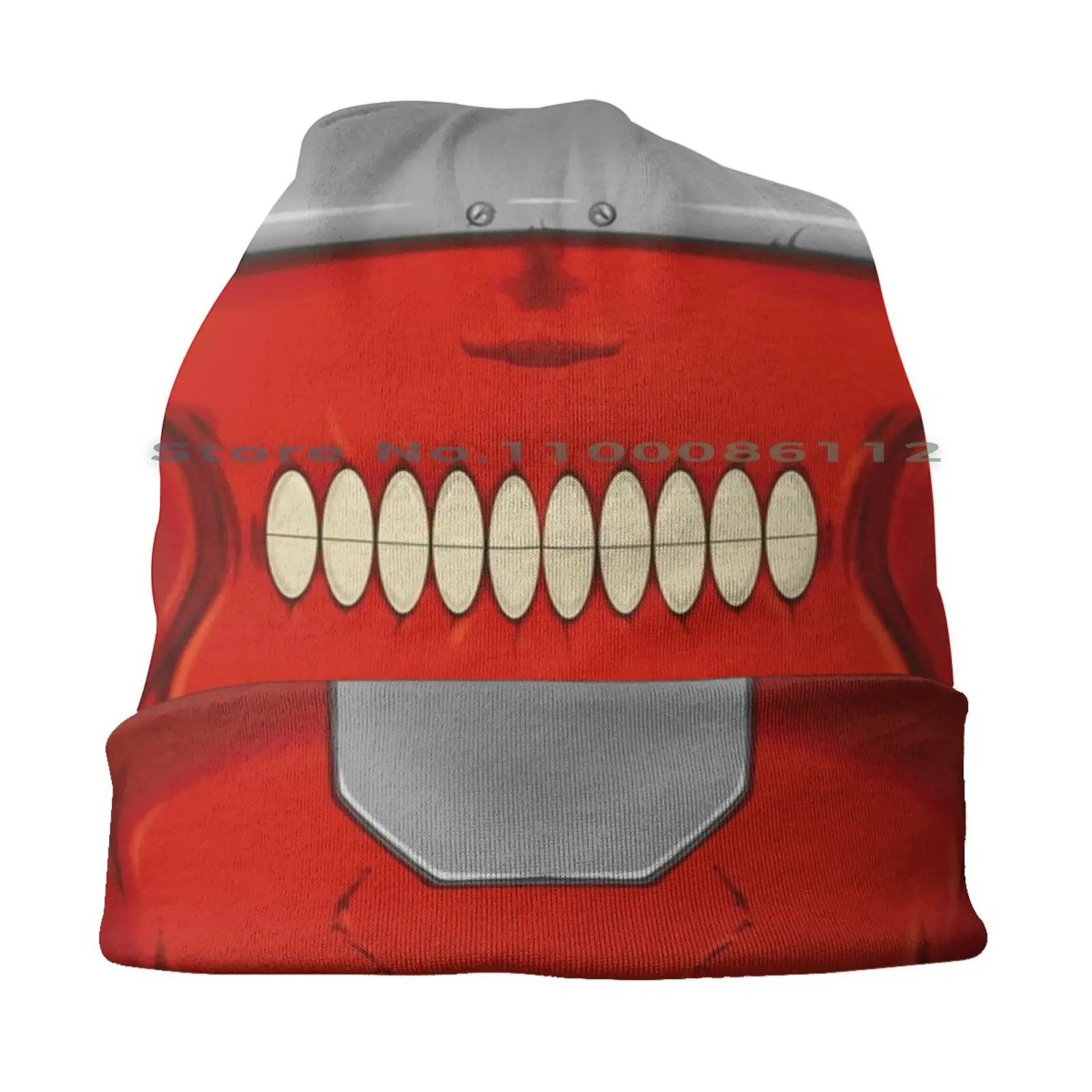 En Mask Beanies Knit Hat En Dorohedoro Mask Manga Anime Post Apocalyptic Caiman Nikaido Red Brimless Knitted Hat Skullcap Gift