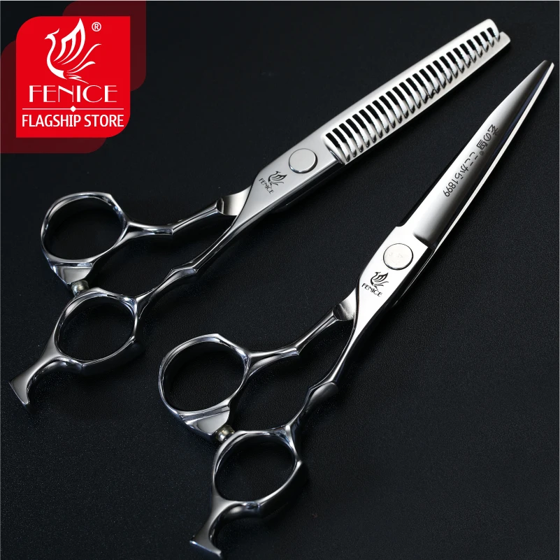 

Fenice vg10 6 inch Professional Hair Scissors Set Barber Scissors Shears Set Hairdressing Cutting Scissors