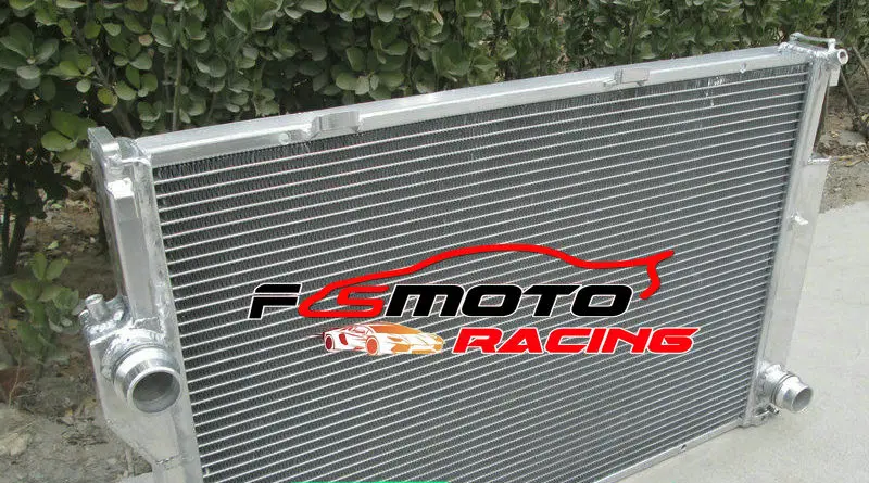For BMW 5 E34 M5 530i/535i 7 E32 730i/730iL/735i/735iL Manual MT Aluminum Radiator + Fan view 3