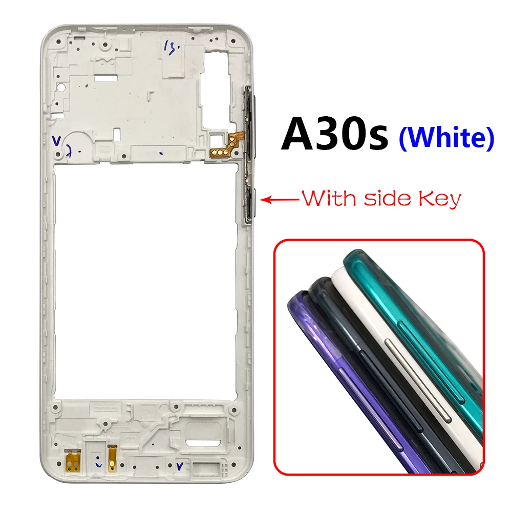 New For Samsung A20S A30S A50S A70 Middle Frame A205 A405 A305 A505 A22 4G 5G Middle Frame Bezel Middle Plate Replacement Parts