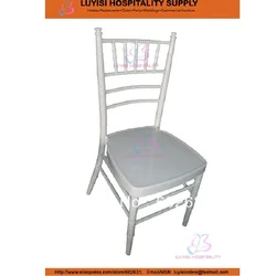 White Aluminum Tiffany Chair