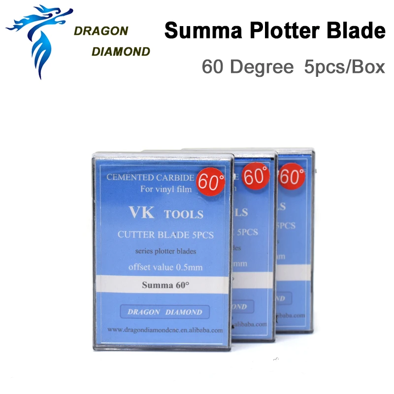 High Quality 5pcs Summa D Plotter Cutting Blade 60 Degree Vinyl Plotter Cutter Blade for summa cutting plotter