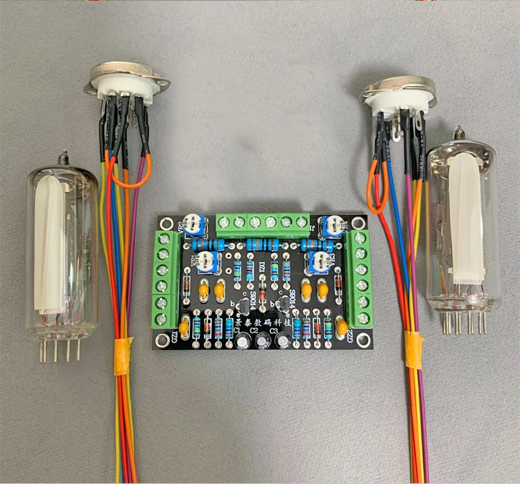 6E2 tube driver board kit dual-channel fluorescent level indicator drive amplifier for Audio Power amplifier