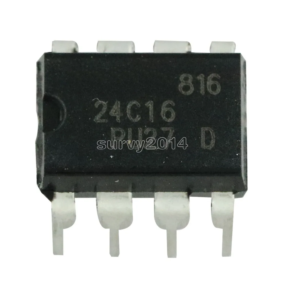 10 개/몫 AT24C16AN AT24C16BN AT24C16N AT24C16 24C16AN 24C16BN 24C16N 24C16 DIP-8