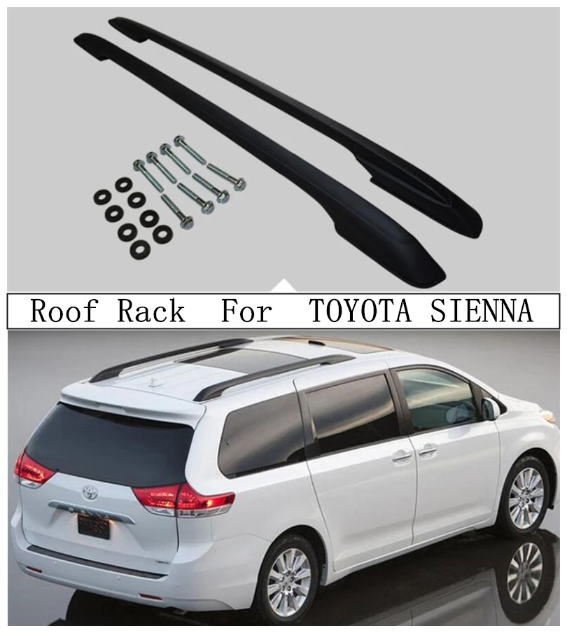 Roof Rack For TOYOTA SIENNA 2011-2021 Aluminum Alloy Rails Bar Luggage Carrier Bars top bar Racks Rail Boxes