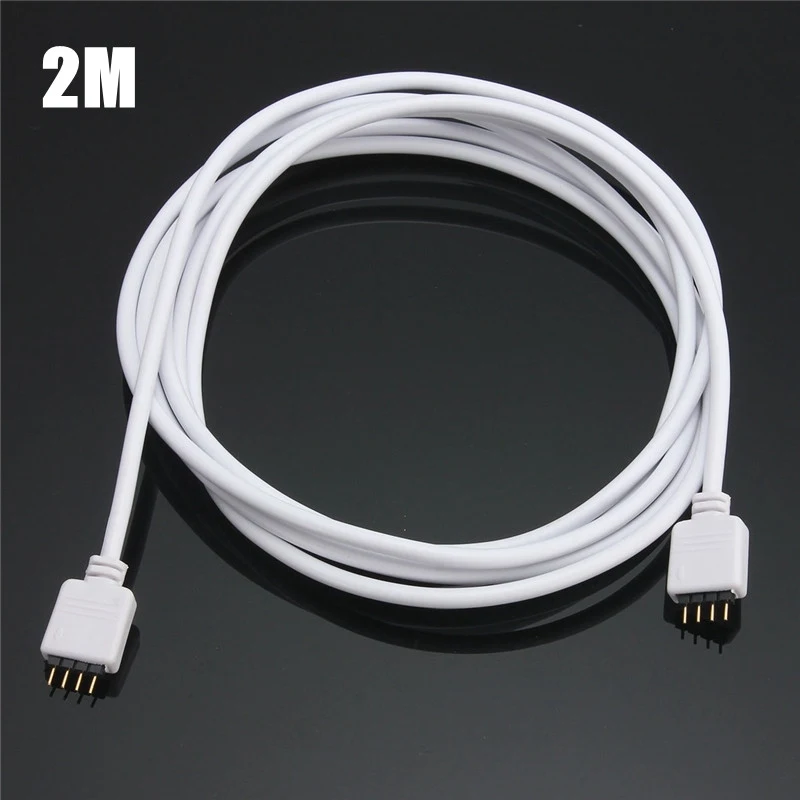 30/50/100/200/300/500 سنتيمتر 4Pin RGB LED موصل تمديد سلك كابل الحبل 4pin موصلات ل SMD 5050 3528 RGB LED قطاع ضوء