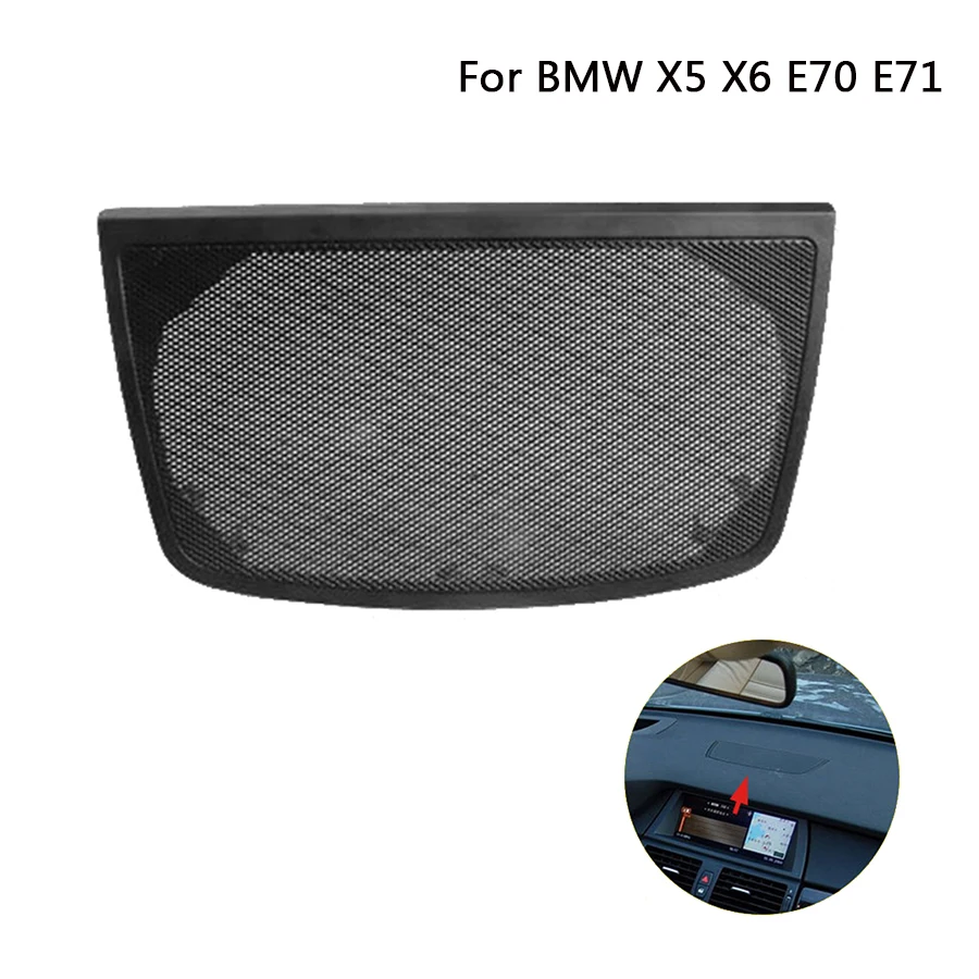 

Central Control Instrument Panel Loudspeaker Dashboard Speaker Cover Grille for BMW X5 X6 E70 E71 E72