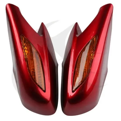 Motorcycle Left & Right Rear View Mirrors Turn Signal Lens For Honda ST1300 2002-2011 2010 2009 2008 2007 06 05 04 03 ABS