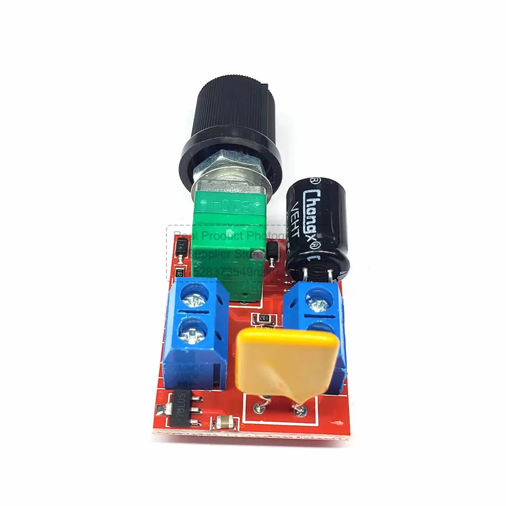 PWM DC Motor Speed Controller Module 4.5V-35V 5A 90W Mini DC-DC Speed Regulator Control Adjust Board Switch for LED Dimming