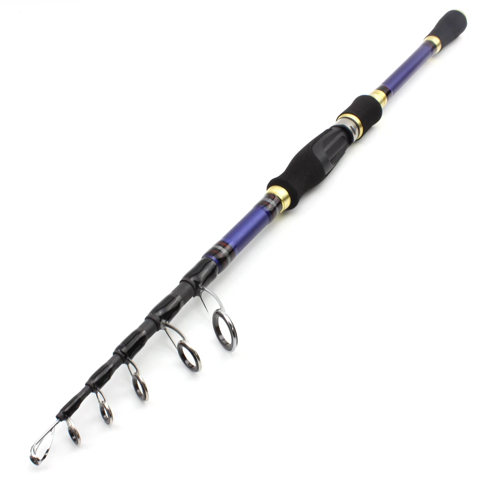 

1.8M 2.1M 2.4M 2.7M lure Spinning Rod Carbon Lure Trout Rod telescopic Travel fishing M power fast pole Lure Weight 7-28g