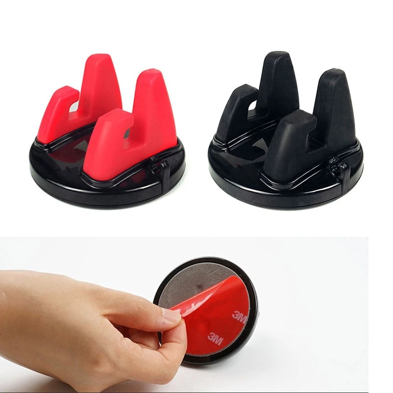 DISOUR 360 Degree Car Phone Holder Soft Silicone Anti Slip Mat Mobile Phone Mount Stands Support Car GPS Dashboard Bracket