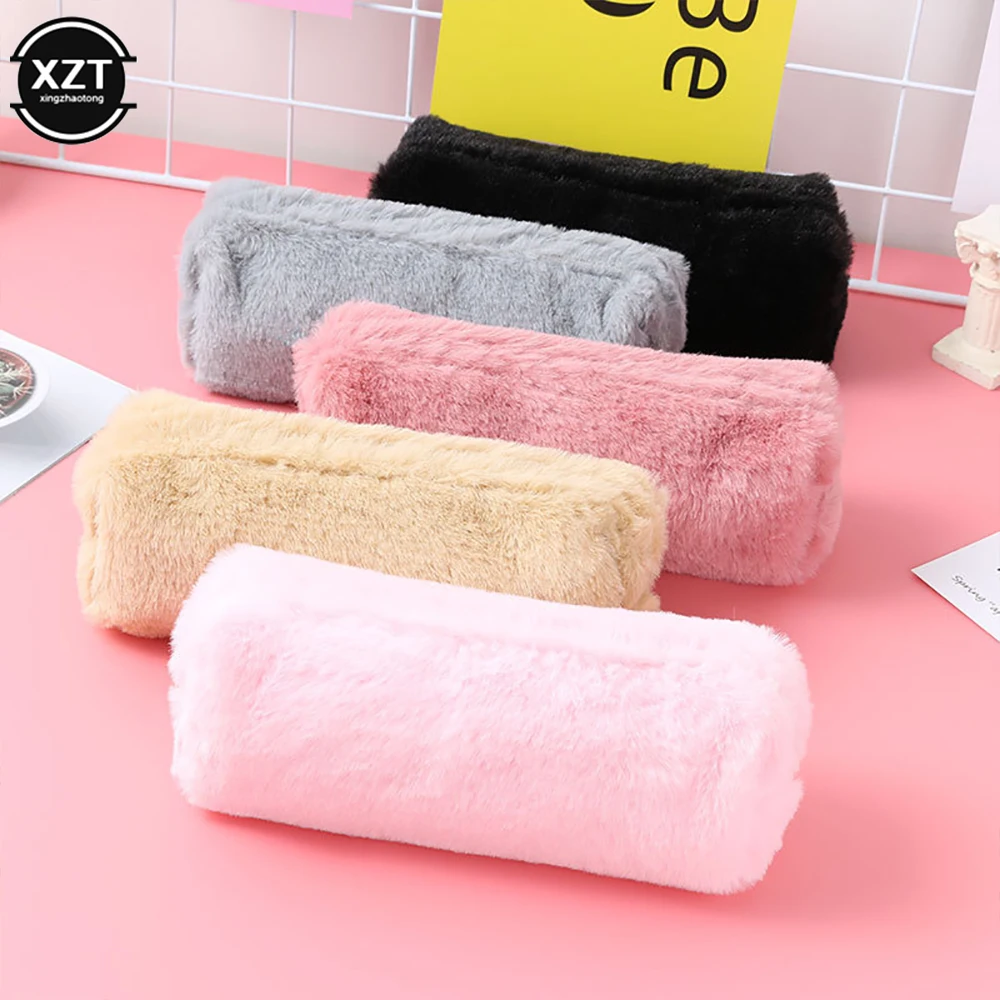 لطيف موضة أفخم سستة حقيبة أقلام رصاص مدرسة اللوازم المكتبية القرطاسية الحقيبة محفظة تخزين لطيف حقائب مكياج صندوق رصاص