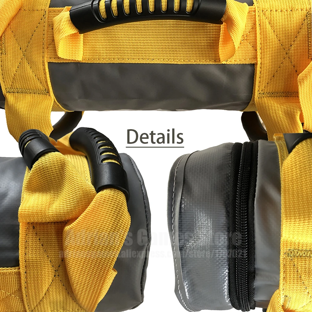 5/10/15/20/25/30KG Vuoto Crossfit Bag Sacchetto di Potere Sollevamento Pesi Fitness Body Building Palestra Sport Allenamento Muscolare Heavy Duty
