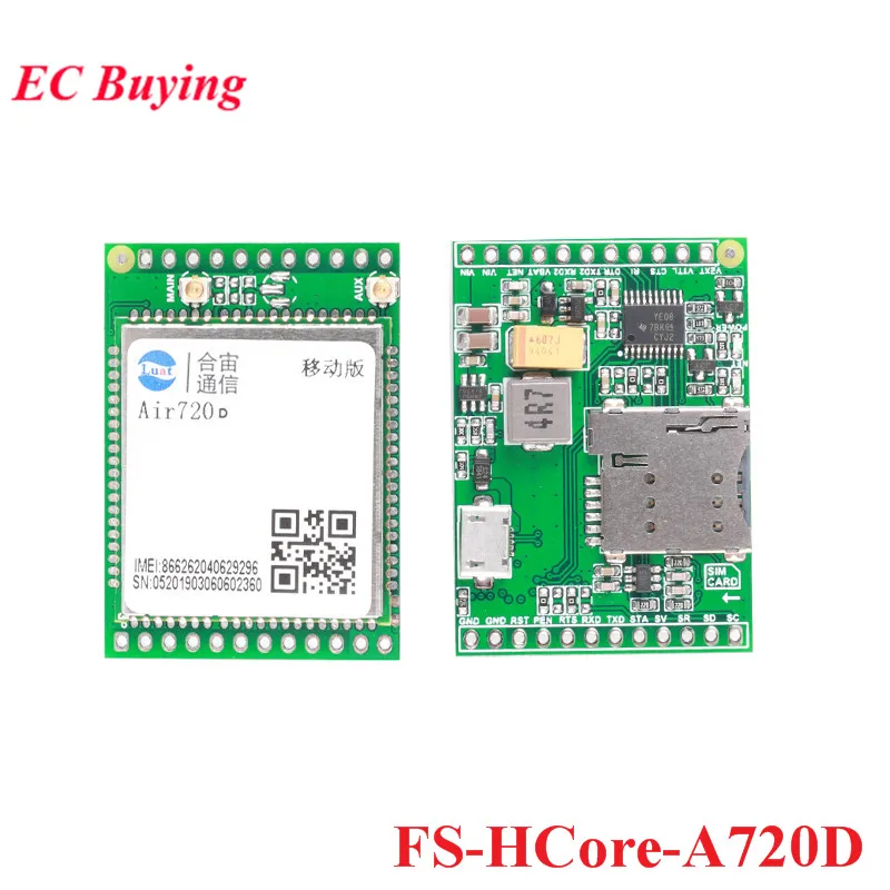 4G Modul Entwicklung Core Board LTE A7670C SIM7600CE Air720D Air720H EC20 GPS Position Wifi Drahtlose Unterstützung FTPS/HTTPS/DNS – Detail 4