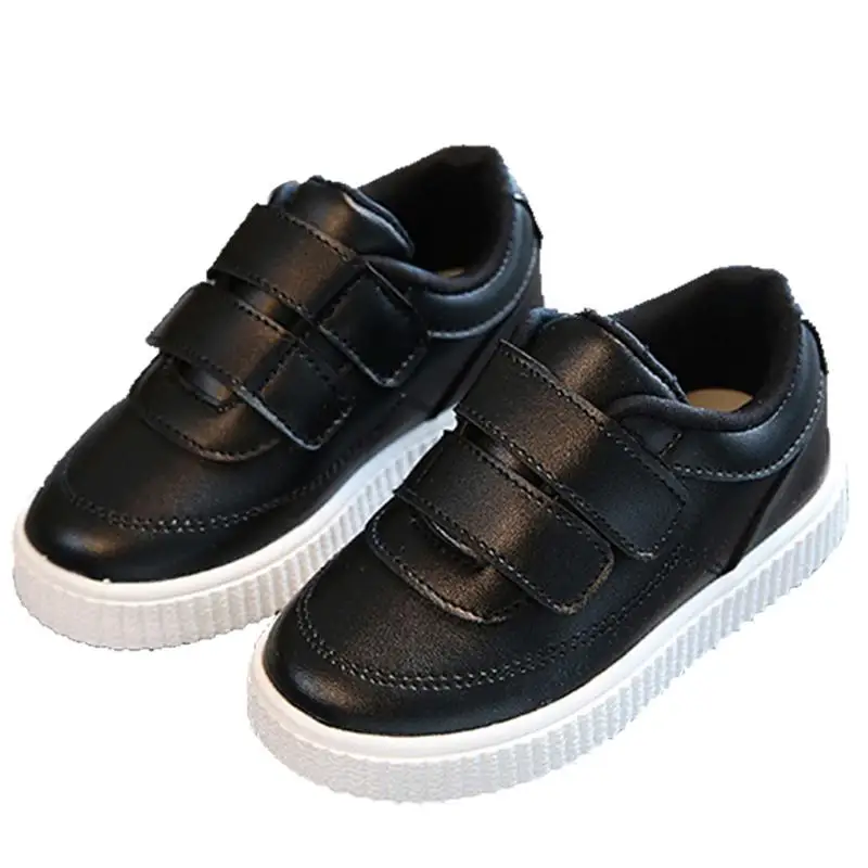 kids sneakers boys shoes girls trainers Children leather shoes white black school shoes pink casual shoe flexible sole fashion