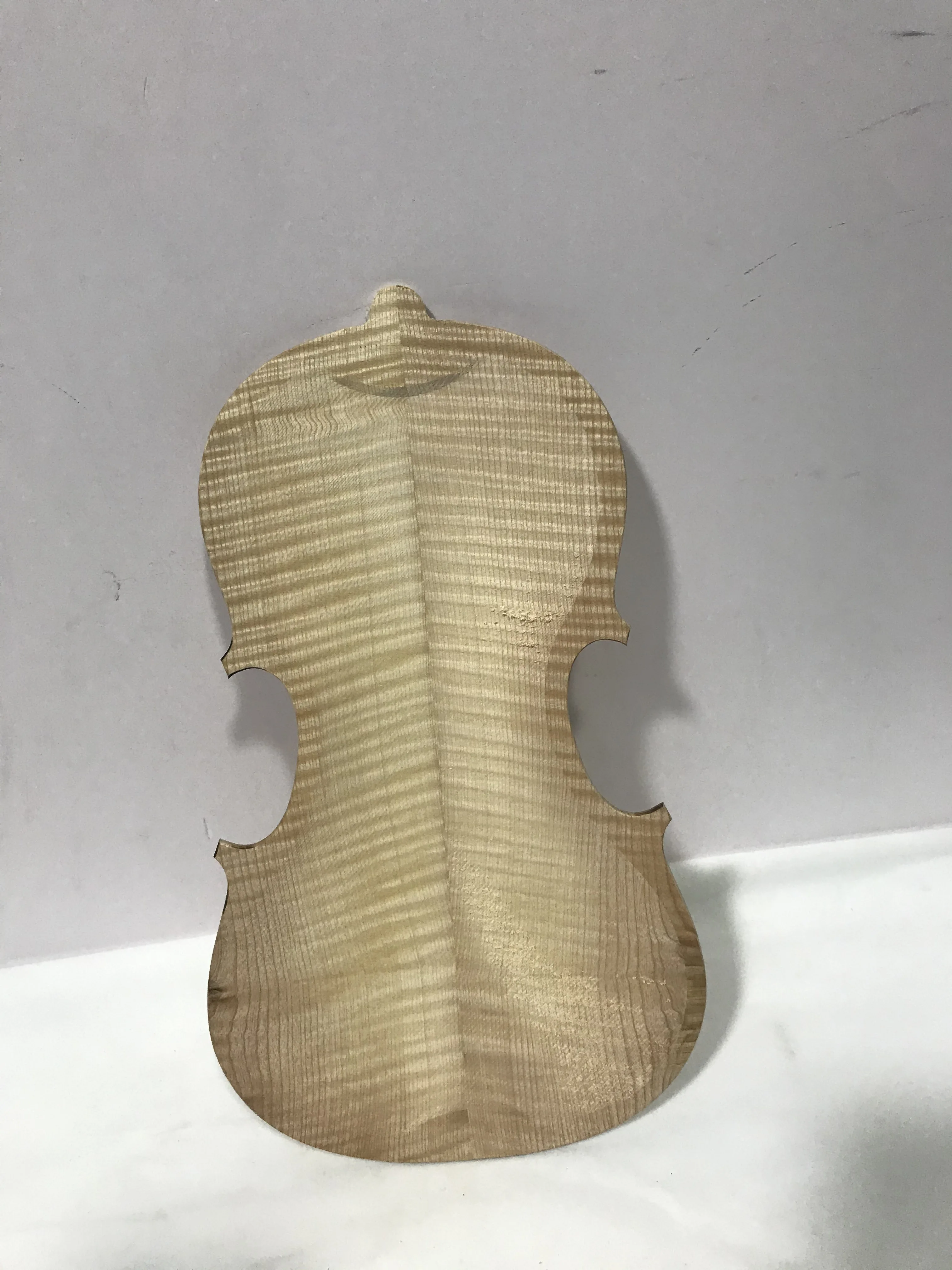 Handcraft Unfished Fiddle Violin Spruce Front Panel, Topboard Backplate, Made of Maple, 3/4, 4/4